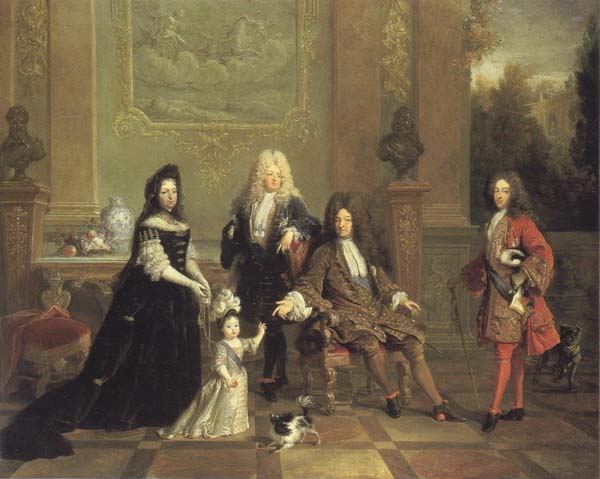 French school Louis XIV and his Heirs